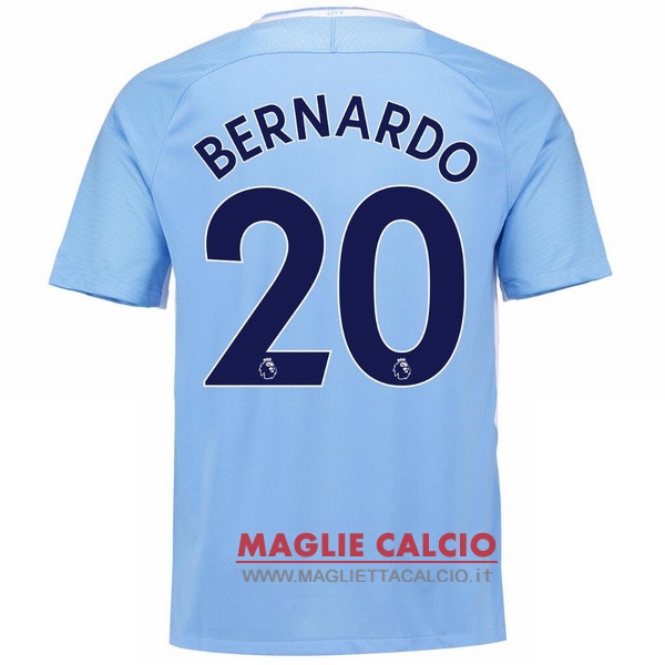 maglietta manchester city 2017-2018 bernardo 20 prima